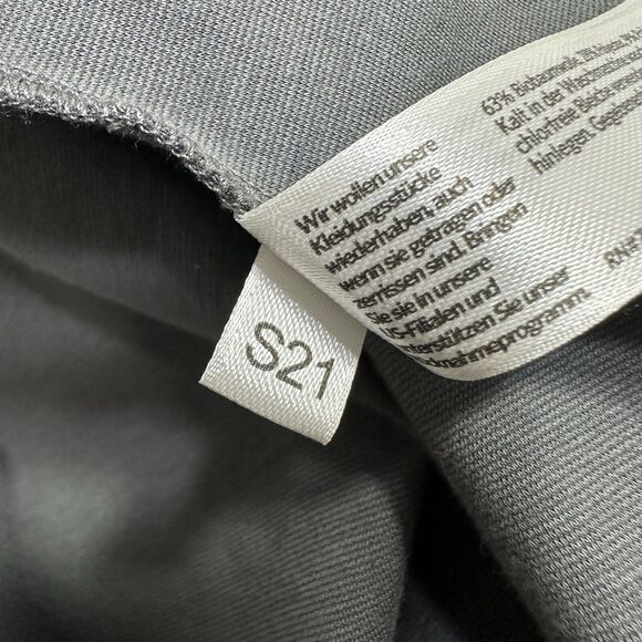 Eileen Fisher Womens Size XL Open Front High Collar Ponte Jacket Gray Pockets - Picture 9 of 10